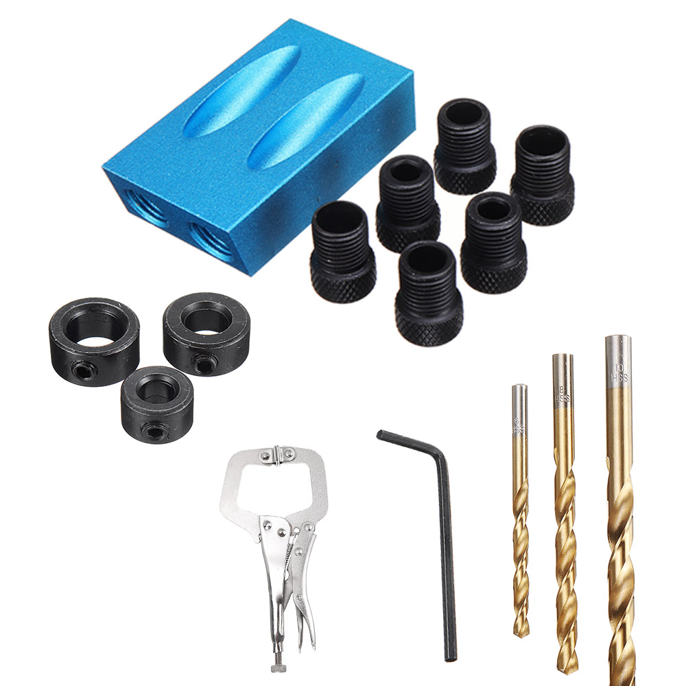 Drillpro-Pocket-Hole-Screw-Jig-Dowel-Drill-Guide-Woodworking-Locator-with-Drill-Bits-Woodworking-Cla-1778888-2