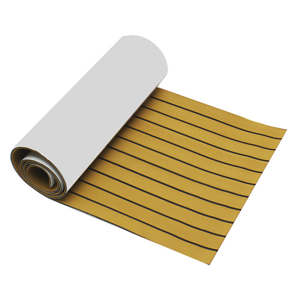 EVA-Foam-Deep-Yellow-With-Black-Strip-Boat-Flooring-Faux-Teak-Decking-Sheet-Pad-1272489-1