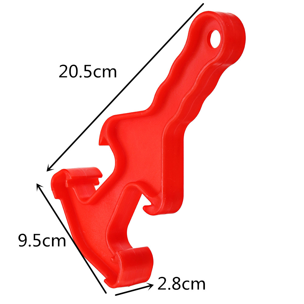 Effetool-Pail-Opener-Double-end-Plastic-Bucket-Paint-Barrel-Can-Lid-Opener-Wrench-Tool-Red-1414147-1
