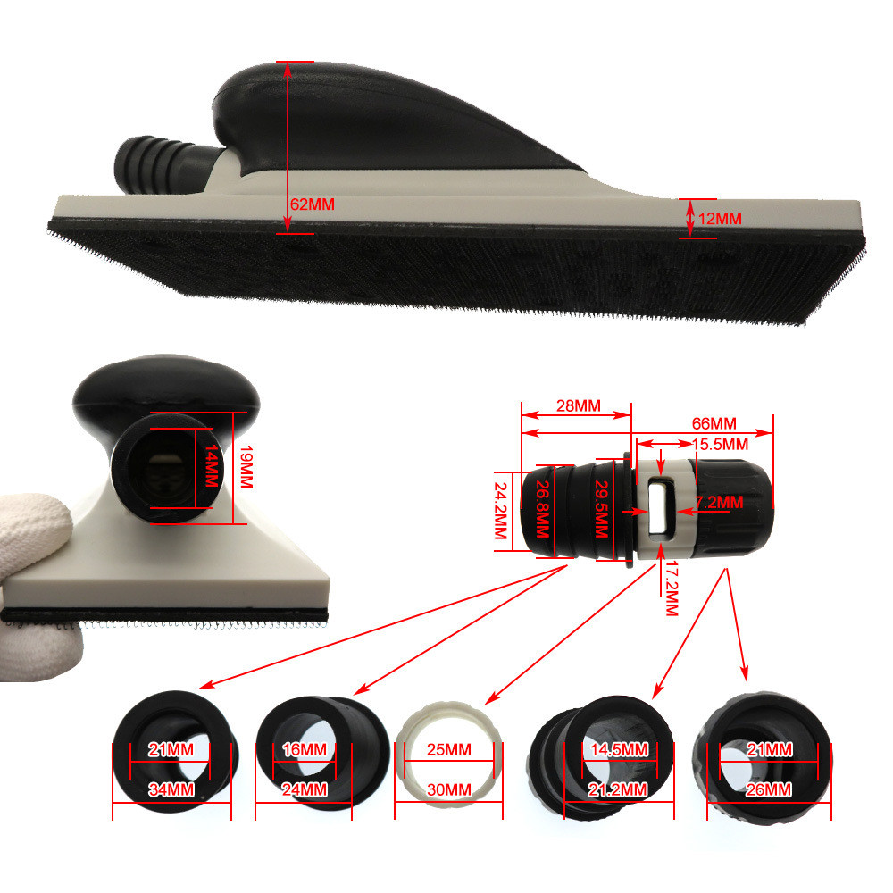 Effetool-Plastic-Vacuum-Hand-Push-Pad-Polishing-Grinding-Plate-Sheet-Dust-Extraction-Tool-1614088-8
