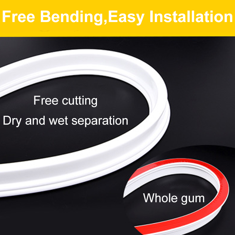 Free-Bending-Water-Barrier-Water-Stopper-Silicone-90cm120cm150cm200cm-White-Tools-Kit-1590373-7