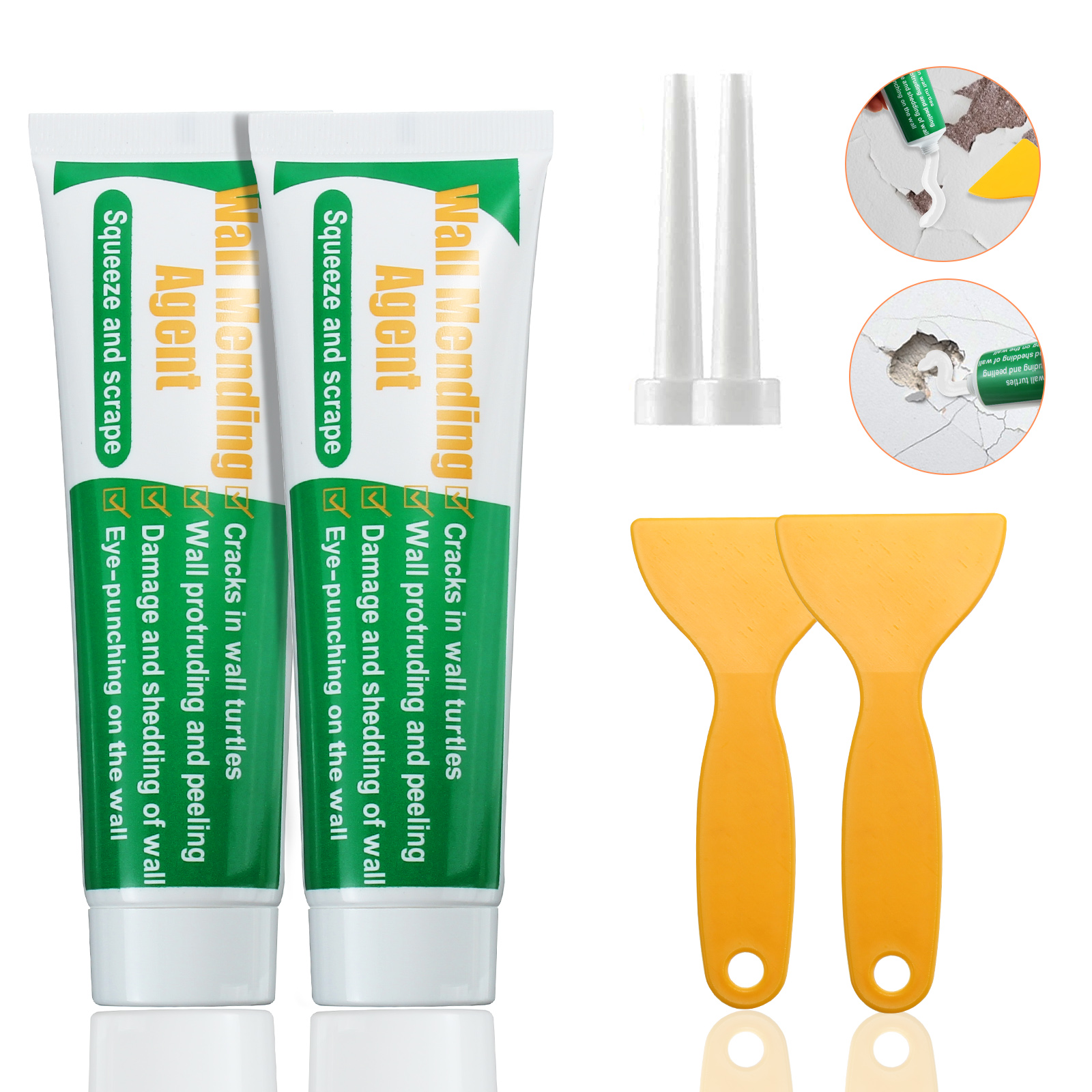 GOCHANGE-Wall-Repair-Tools-2-Sets-Wall-Paint--Head--Scraper-Convenient-Bricklayer-Home-Improvement-T-1956218-1