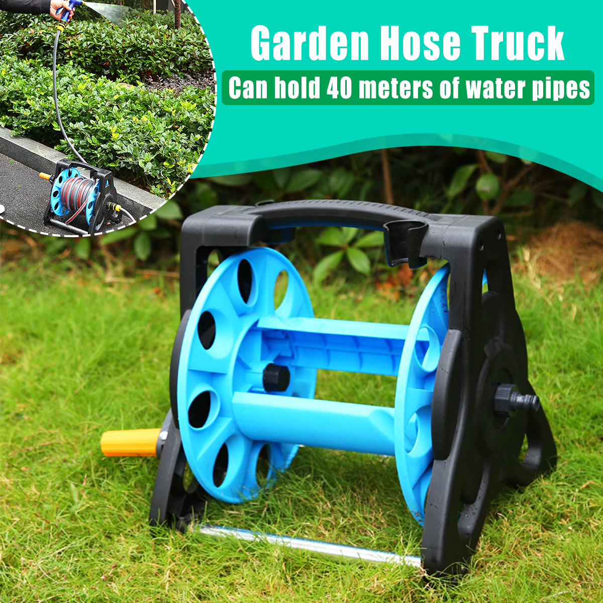 Garden-Hose-Reel-Truck-Portable-Watering-Spray-Pipe-Cart-Trolley-Storage-Case-1720598-1