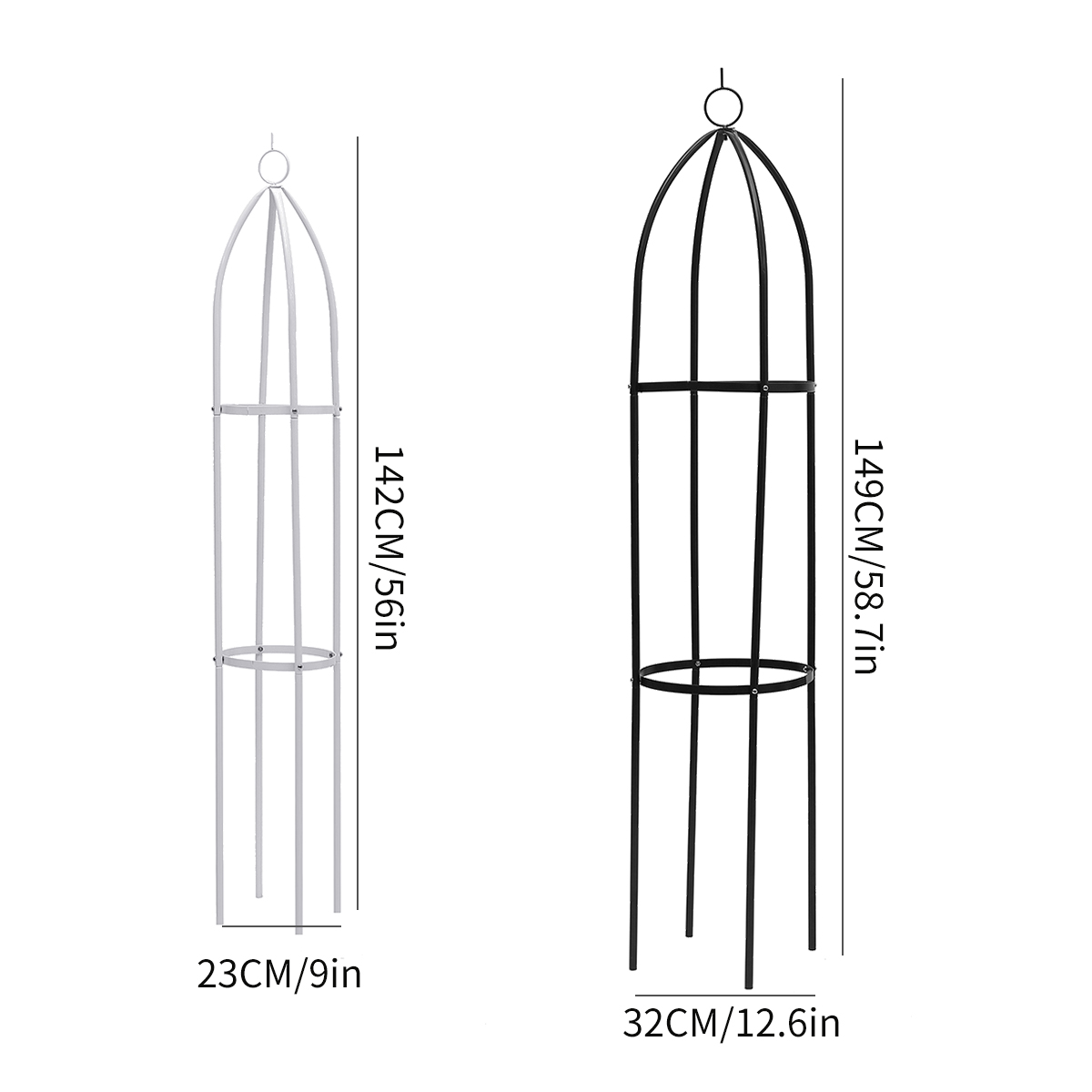 Garden-Plant-Flower-Vine-Rack-Climbing-Planter-Trellis-Support-Metal-Frame-Bracket-Display-stand-1610357-3