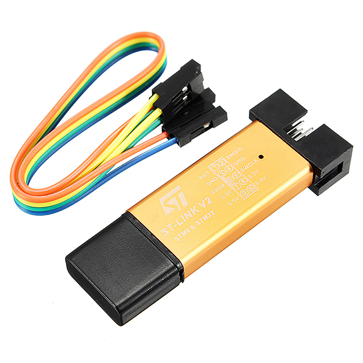 Geekcreitreg-33V-5V-XTW-ST-LINK-V2-STM8--STM32-Simulator-Programmer-Downloader-Debugger-500MA-Fuse-S-1956938-1