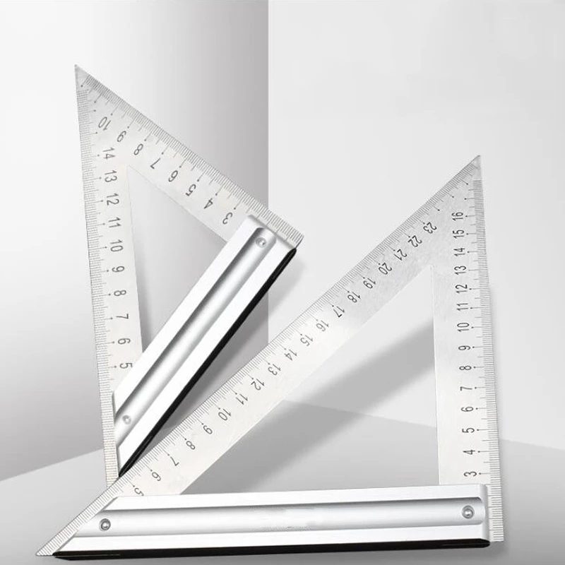 Greener-90-Degree-Square-Ruler-Triangle-Ruler-Stainless-Steel-Multi-Function-Triangle-Board-Woodwork-1821444-1