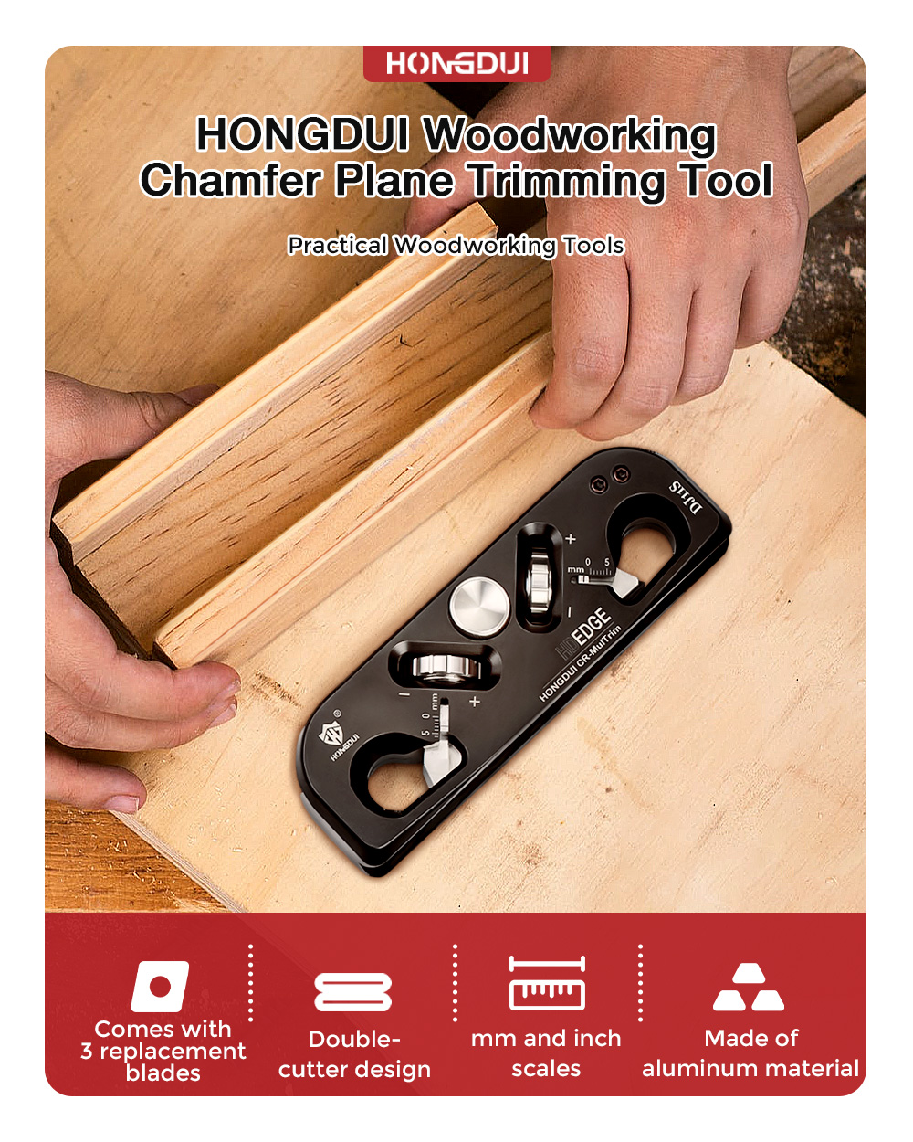 HONGDUI-Woodworking-Chamfer-Plane-with-3-Replacement-Carbide-Insert-Double-Cutter-Edge-Corner-Plane--1876760-1