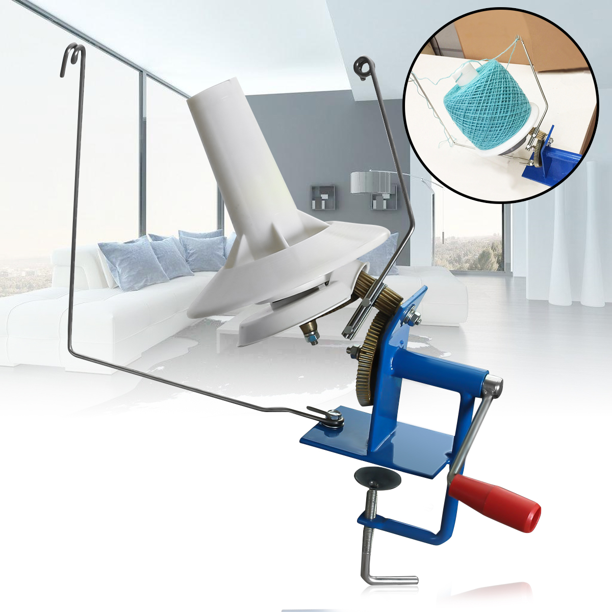 Handheld-Heavy-Duty-Large-YarnWoolStringFiber-Ball-Winder-Hand-Operated-Capacity-10-oz-1271103-1