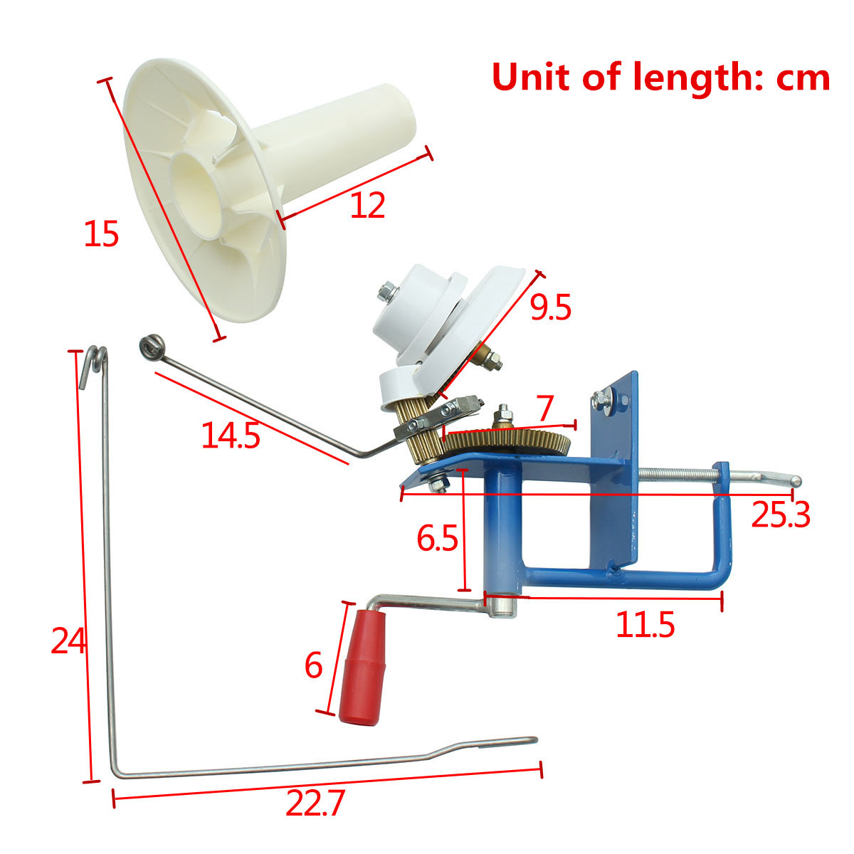 Handheld-Heavy-Duty-Large-YarnWoolStringFiber-Ball-Winder-Hand-Operated-Capacity-10-oz-1271103-9