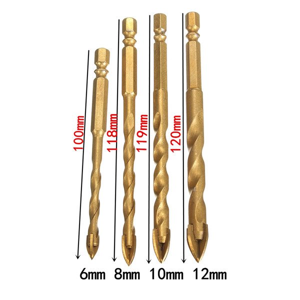 Hex-Shank-Tile-Glass-Cross-Spear-Head-Long-Drill-Bit-681012mm-With-Tungsten-Carbide-Tip-1116758-1