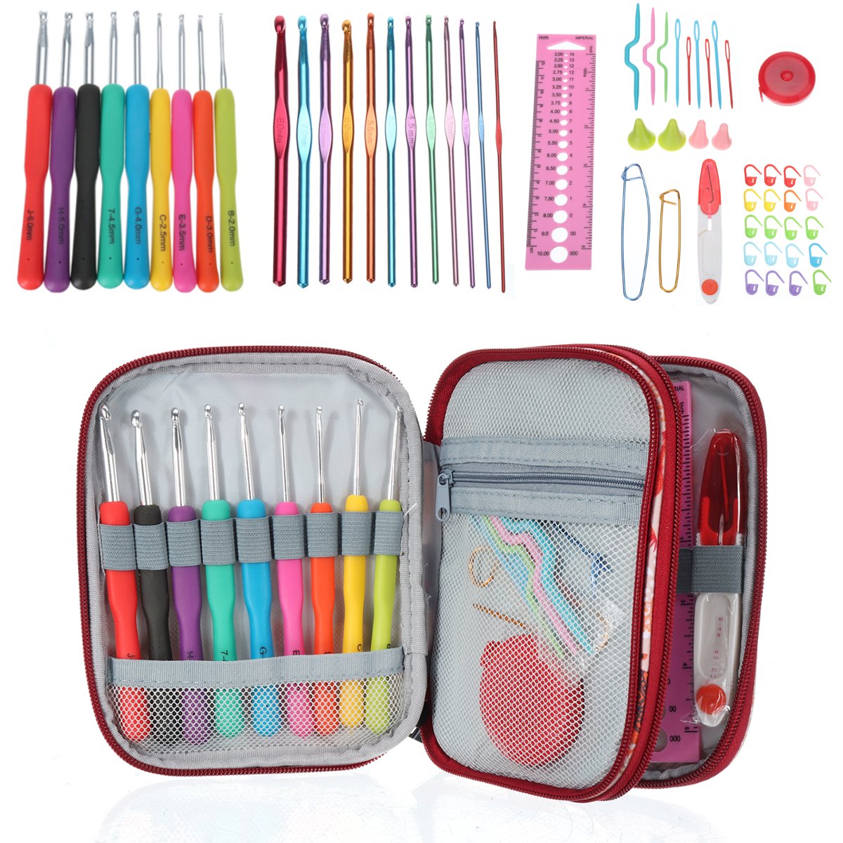 Home-Use-Sewing-Tools-Set-Crochet-Hooks-Needles-Stitches-Knitting-Craft-Case-Crochet-Set-Case-1567808-1