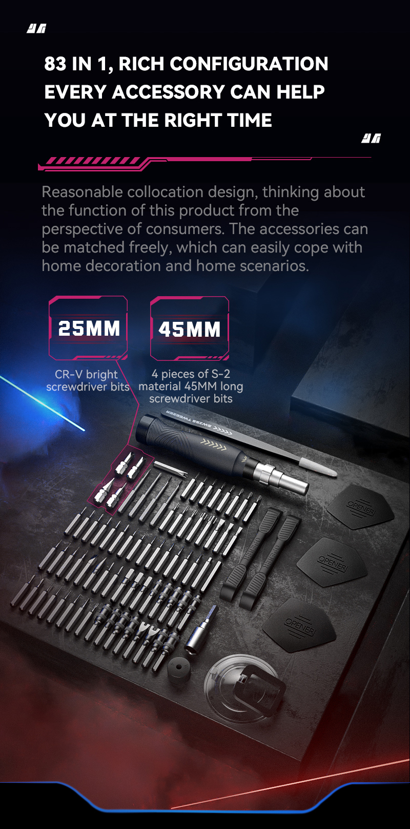 JAKEMY-JM-8186-83-In-1-Multifunctional-Precision-Screwdriver-Tool-Set-Repair-Tool-1957633-9
