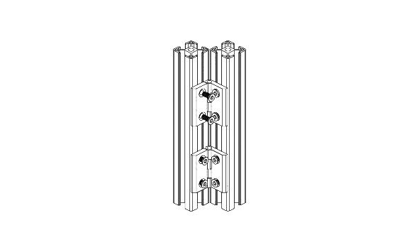 Machifit-3030-Aluminum-Profile-Accessory-Zinc-Alloy-Hinge-for-3030-Aluminum-Profile-Extrusion-Frame-1241744-2