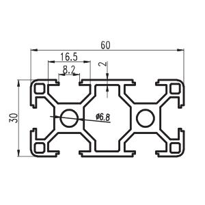 Machifit-400mm-Length-3060-T-Slot-Aluminum-Profiles-Extrusion-Frame-For-CNC-1255975-1