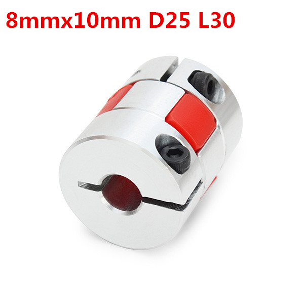 Machifit-8mmx10mm-Aluminum-Flexible-Spider-Shaft-Coupling-OD25mm-x-L30mm-CNC-Stepper-Motor-Coupler-C-995810-1