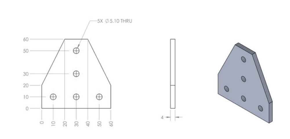 Machifit-Aluminum-5-Holes-T-Shape-Join-Plate-Corner-Bracket-for-2020-V-slot-Aluminum-Profile-1399373-8