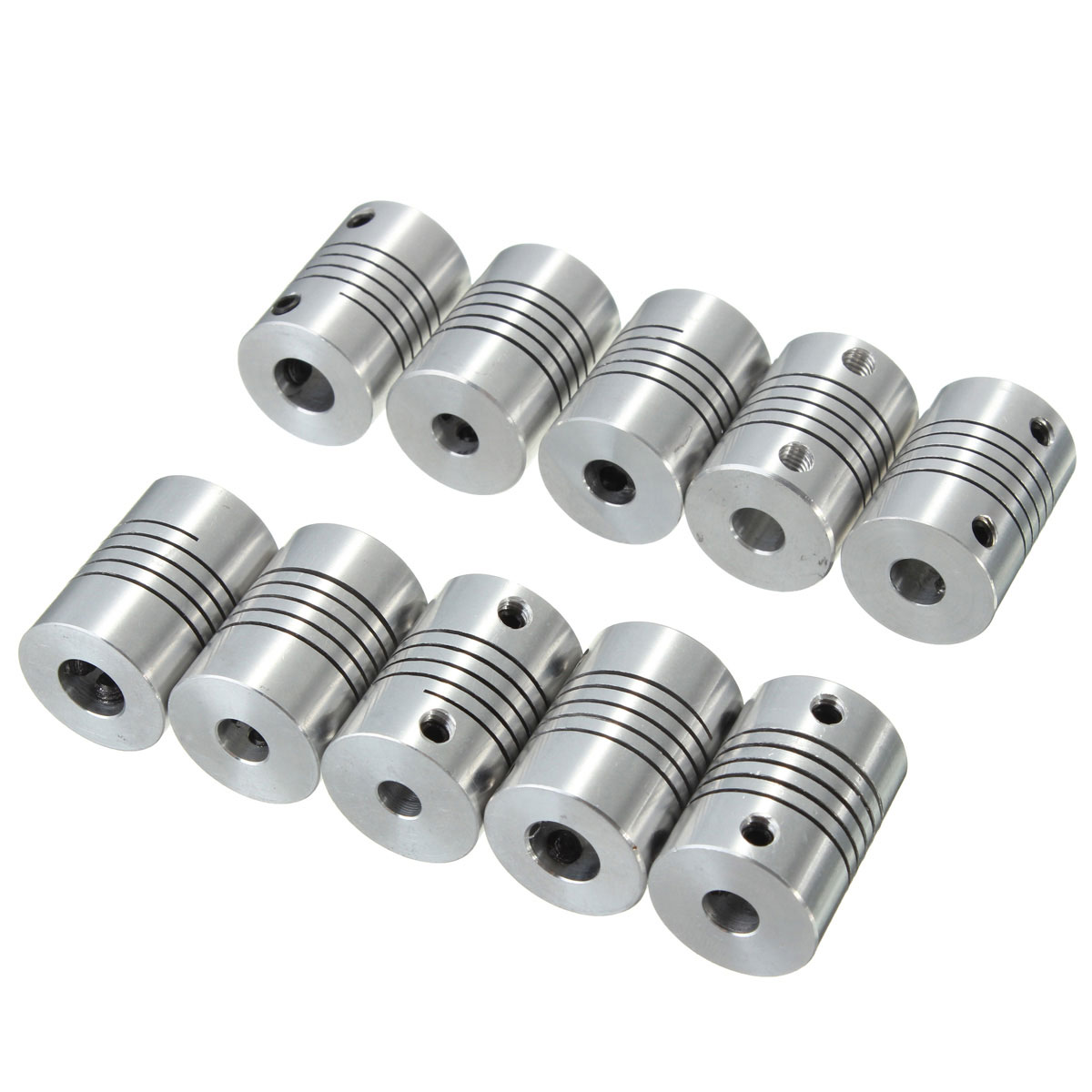 Machifit-Flexible-Shaft-Coupling-ID34566358mm-x-OD19mm-x-L25mm-CNC-Stepper-Motor-Coupler-Connector-1475772-8