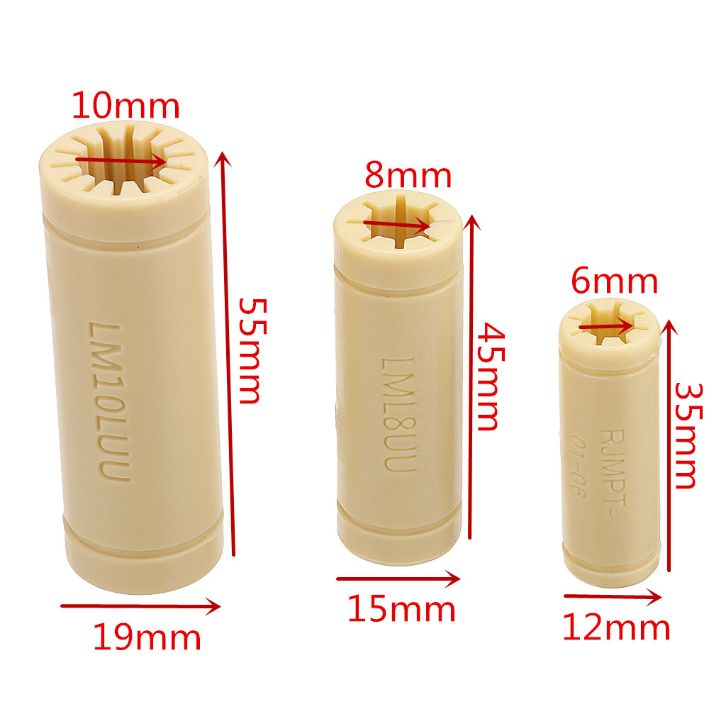 Machifit-LML6UU-LML8UU-LML10UU-Solid-Plastic-Polymer-Linear-Bearing-Long-Type-Slide-Bushing-for-CNC--1410792-1