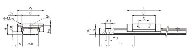 Machifit-MGW12-100-1000mm-Linear-Rail-Guide-with-MGW12H-Linear-Sliding-Guide-Block-CNC-Parts-1442963-9