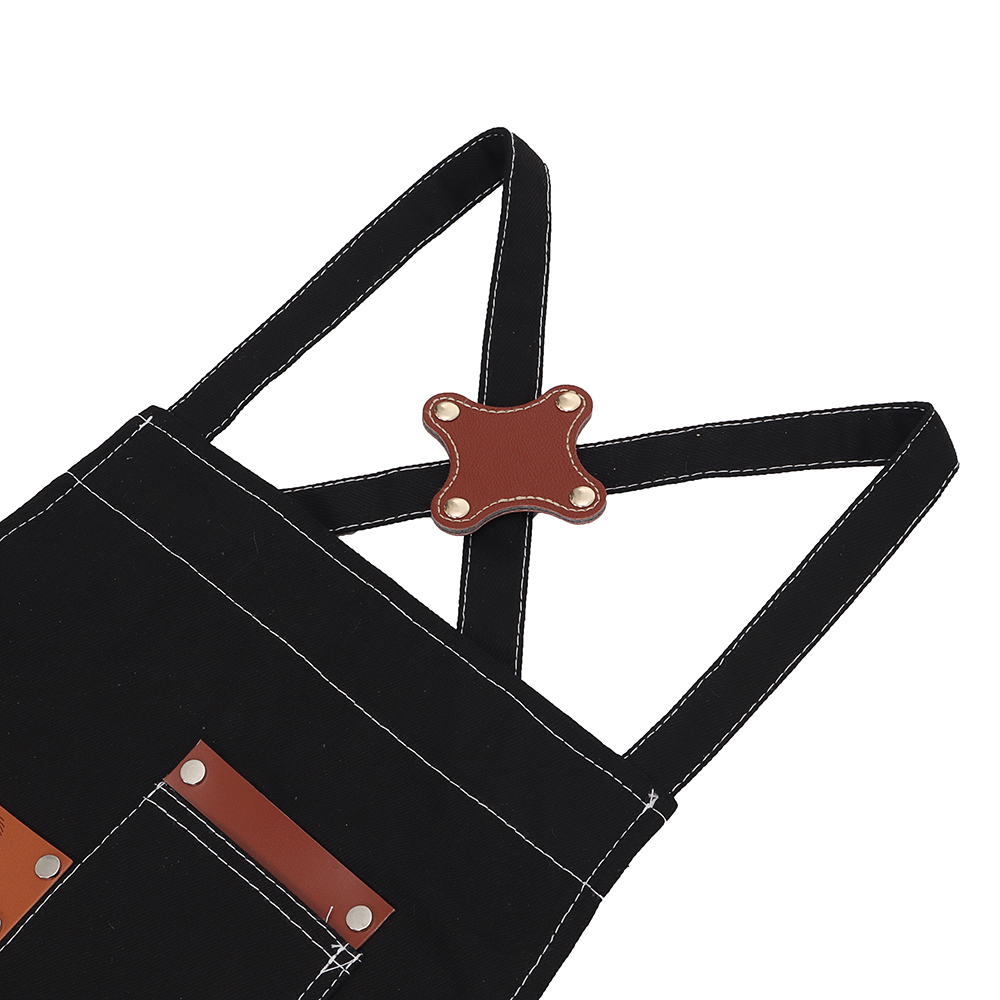 Multi-pocket-Denim-Work-Apron-Washable-Dust-proof-Apron-For-Craftsman-Carpenter-Mason-1774535-5