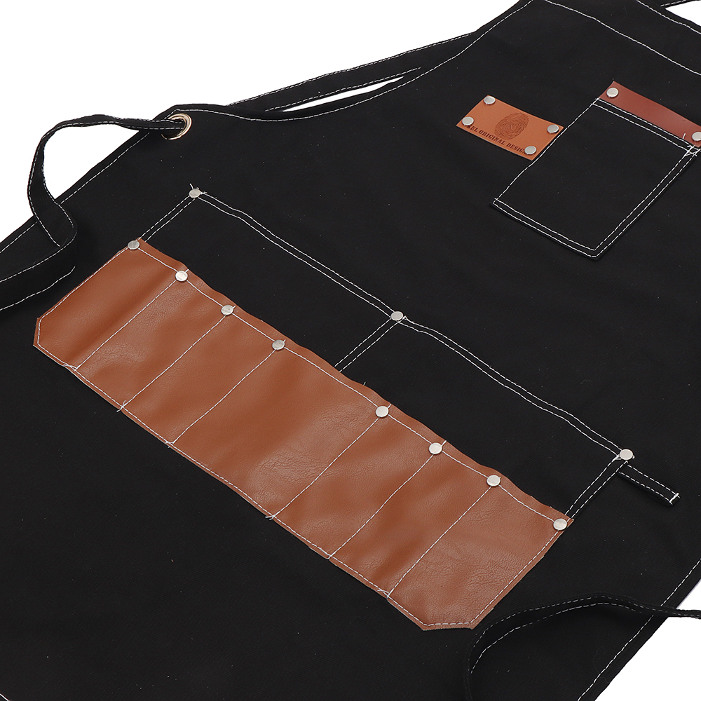 Multi-pocket-Denim-Work-Apron-Washable-Dust-proof-Apron-For-Craftsman-Carpenter-Mason-1774535-8