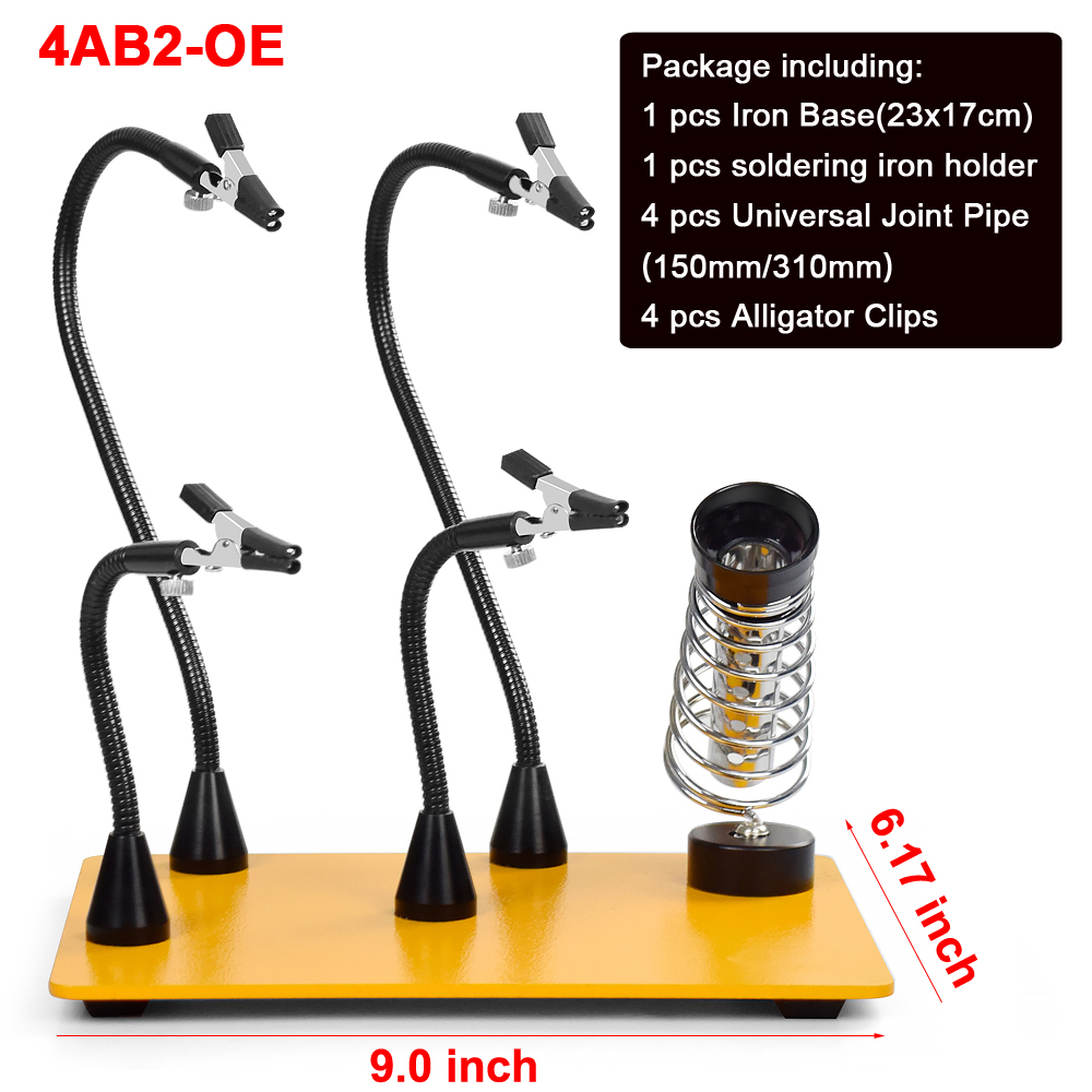 NEWACALOX-Magnetic-Base-Soldering-Welding-Third-Hand-PCB-Holder-with-3X-LED-Illuminated-Magnifier-La-1921650-2