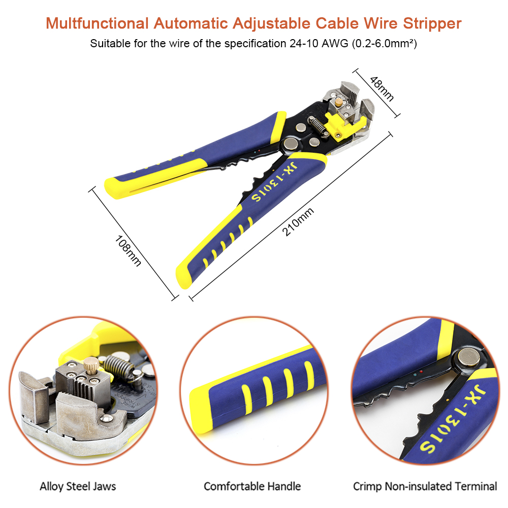 Paronreg-JX-D5301-Multifunctional-Ratchet-Crimping-Tool-Wire-Strippers-Terminals-Pliers-Kit-1175325-5