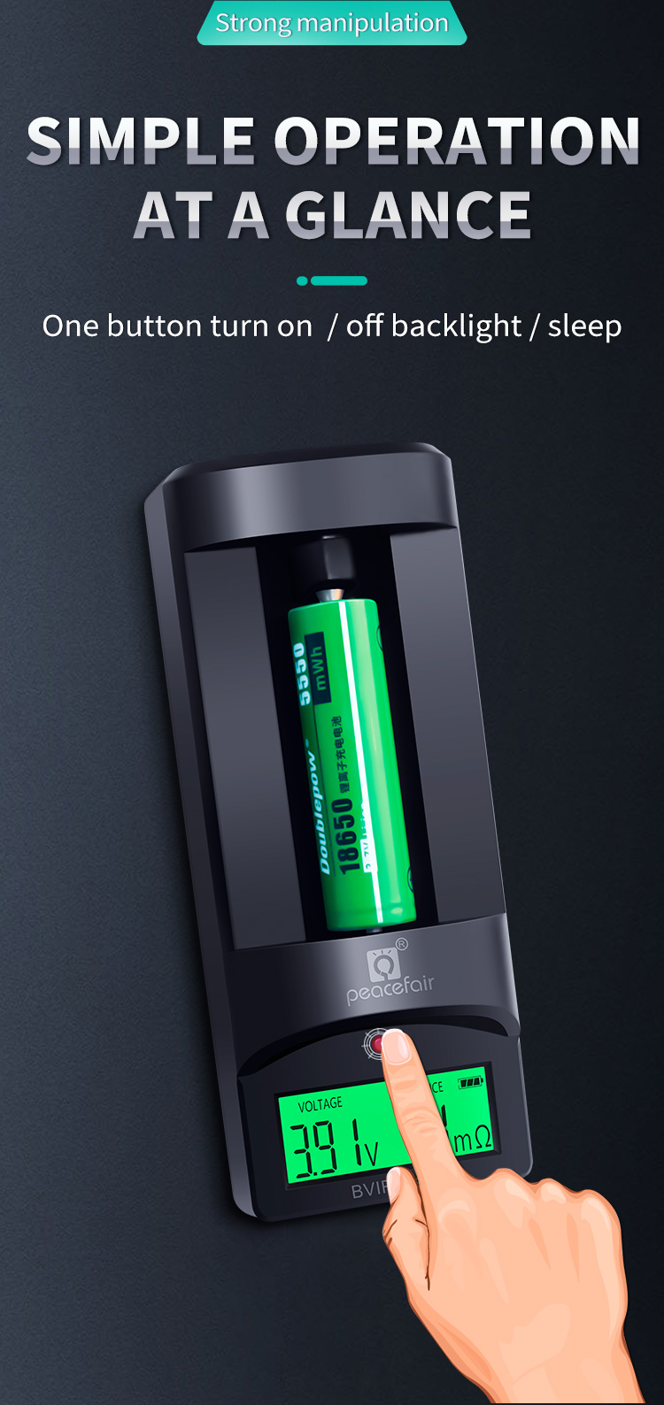 Peacefair-PZEM-010-0999mOmega-Digital-LCD-Battery-Voltage-Internal-Resistance-Tester-BVIR-Meter-Volt-1929372-7