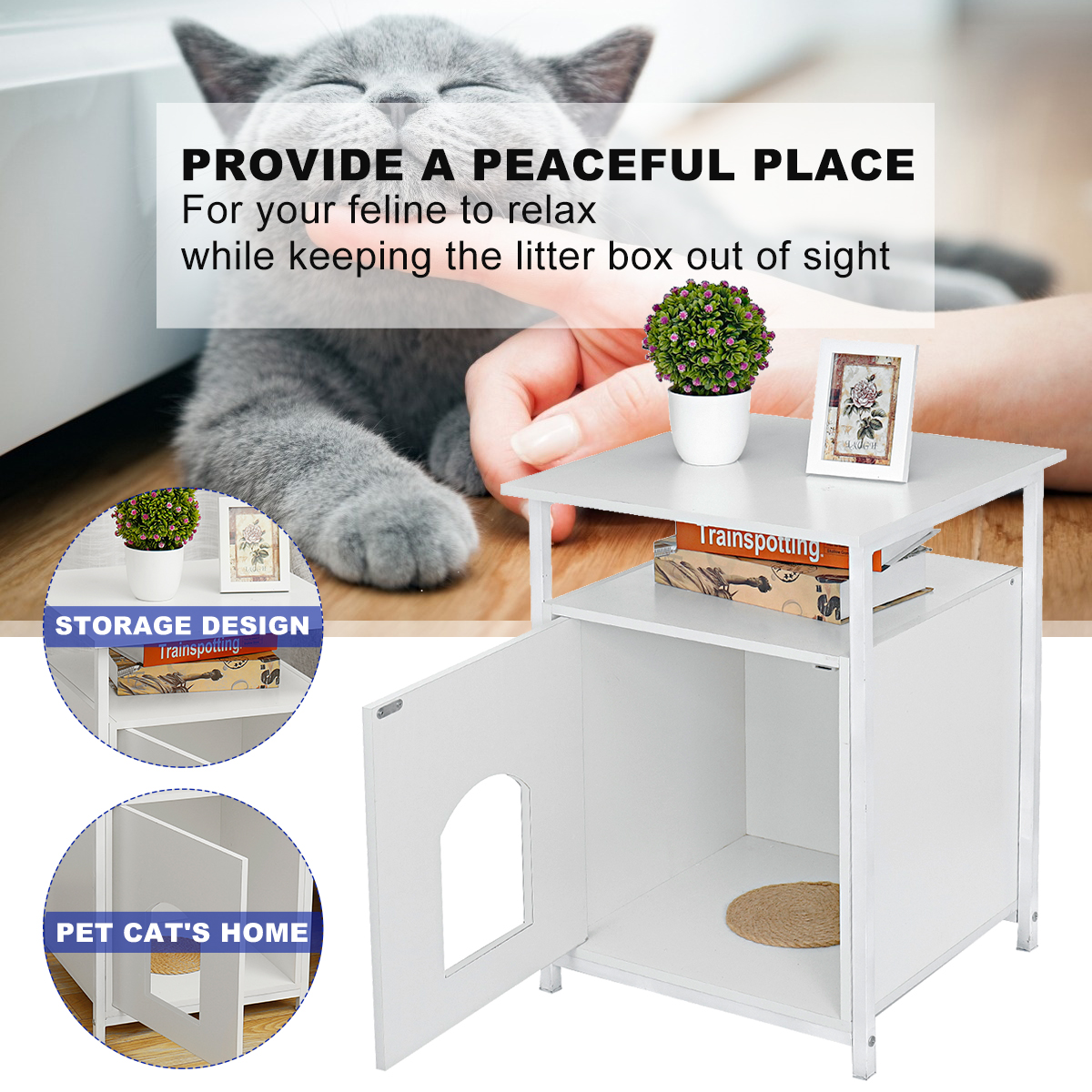 Pet-Cat-Dog-Puppy-Box-Cat-Enclosed-Litter-Side-with-Table-Furniture-Box-House-1776603-1