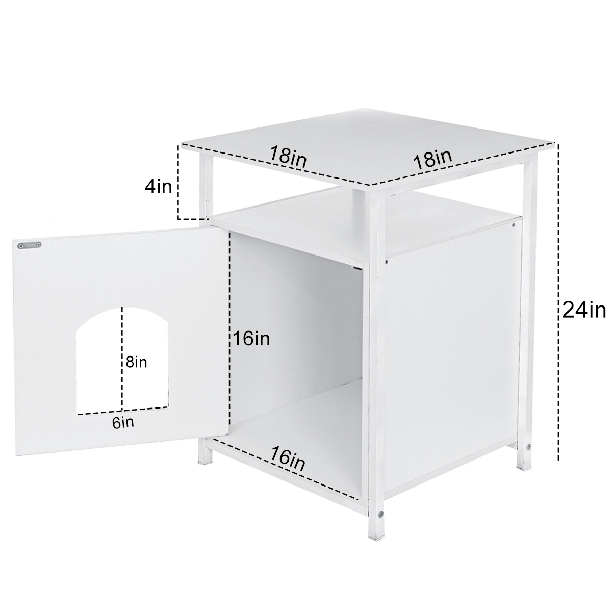 Pet-Cat-Dog-Puppy-Box-Cat-Enclosed-Litter-Side-with-Table-Furniture-Box-House-1776603-3