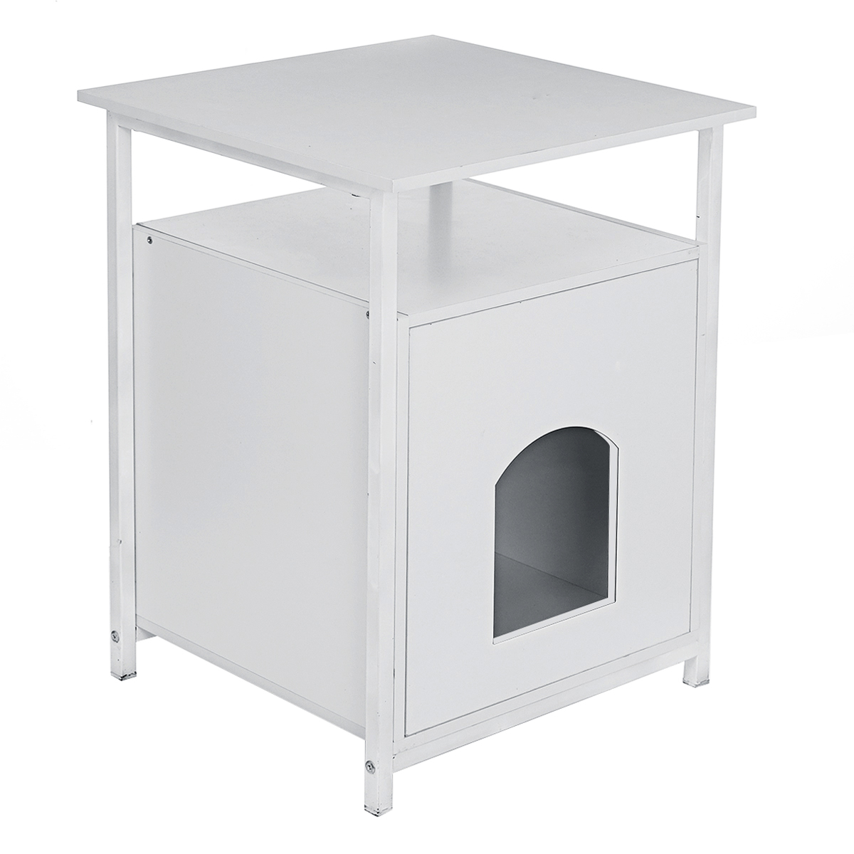 Pet-Cat-Dog-Puppy-Box-Cat-Enclosed-Litter-Side-with-Table-Furniture-Box-House-1776603-4