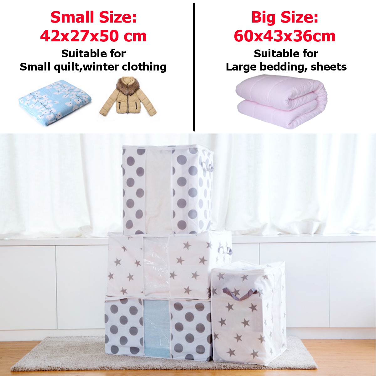 Portable-Non-woven-Storage-Bag-Clothes-Space-Saver-Quilt-Blanket-Organizer-1606430-2
