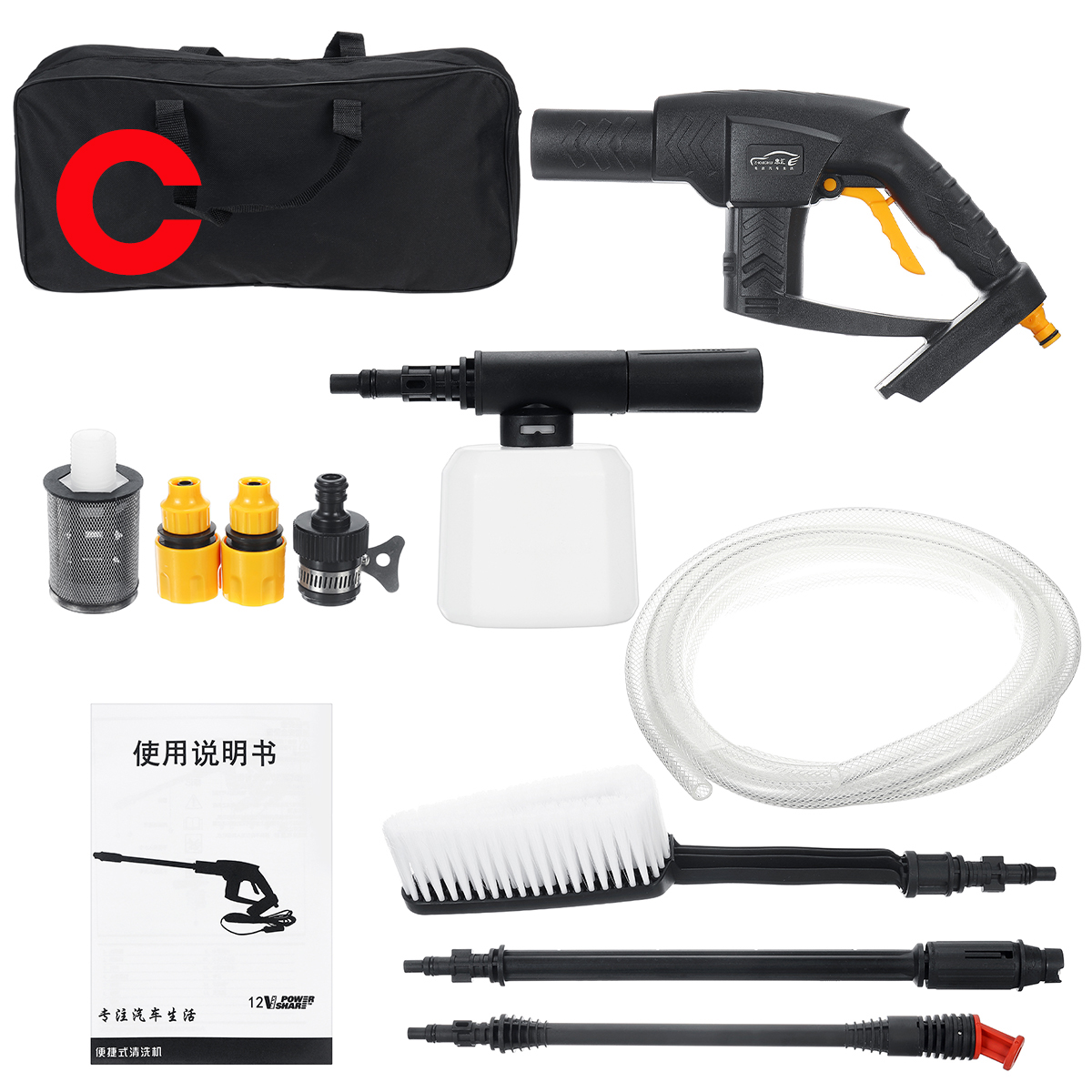 Portable-Wireless-High-Pressure-Cleaner-Hose-Set-13L-09Mpa--130psi-ABC-Kit-1693996-15