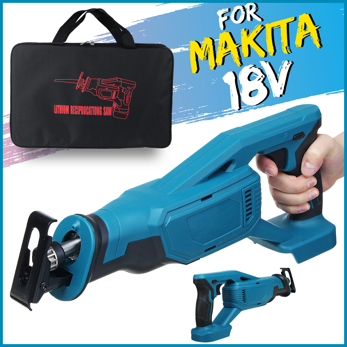Replacement-Electric-Cordless-Brushless-Reciprocating-Saw-Body-Fit-For-Makita-18V-Battery-1673531-1
