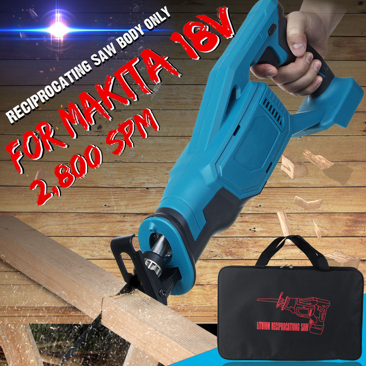 Replacement-Electric-Cordless-Brushless-Reciprocating-Saw-Body-Fit-For-Makita-18V-Battery-1673531-2