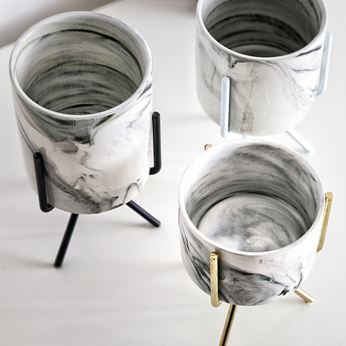 SML-Nordic-Style-Flower-Pot-Iron-Wire-Metal-Rack-Marble-Ceramic-Succulent-Plant-Pot-Cactus-Decoratio-1549980-4