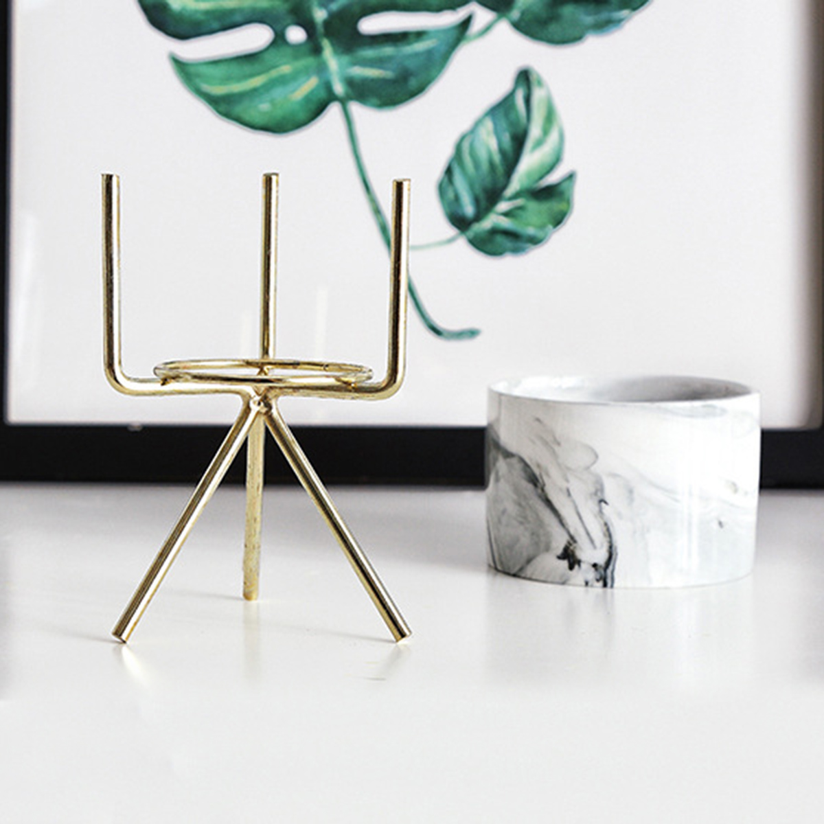 SML-Nordic-Style-Flower-Pot-Iron-Wire-Metal-Rack-Marble-Ceramic-Succulent-Plant-Pot-Cactus-Decoratio-1549980-5