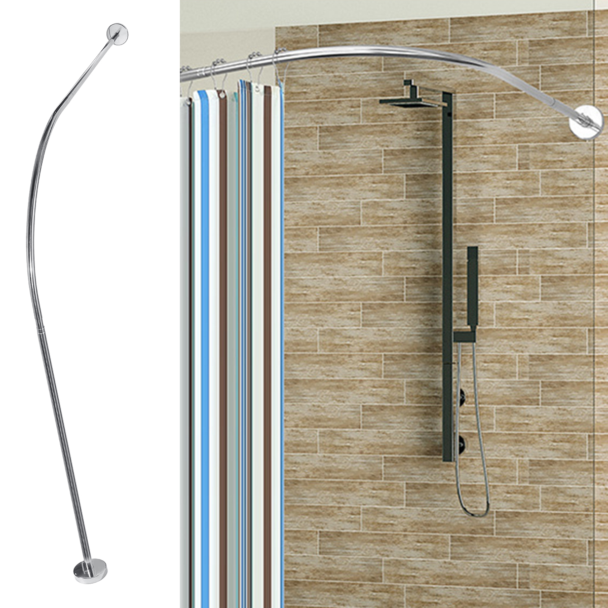 Stainless-Steel-Adjustable-Curved-Shower-Curtain-Rod-Bathroom-Bars-Rail-Rod-1615859-3