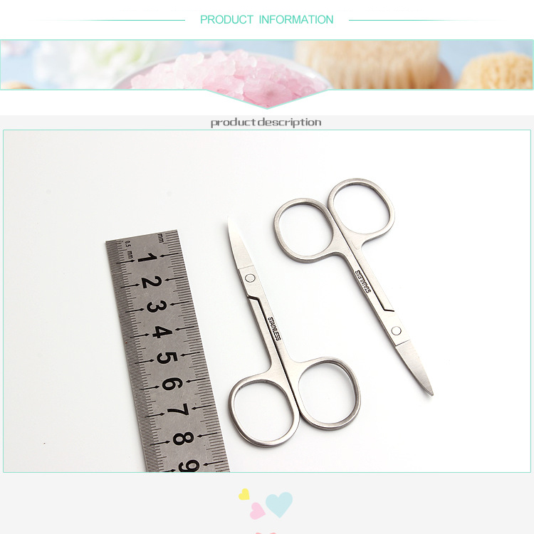 Stainless-Steel-Manicure-Scissors-Cutter-Eyebrow-Scissor-Eyebrow-Trimmer-Eyebrow-Eyelashes-Nose-Hair-1613060-2