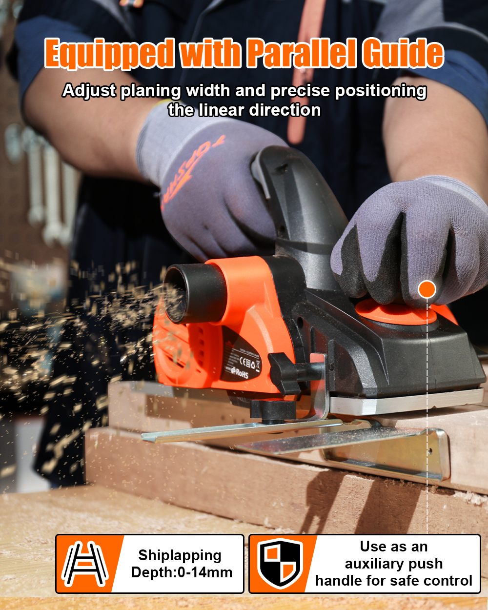 TOPSHAK-TS-EP3-1200W-10-Amp-Electric-Corded-Hand-Planer-4-38-Inch-Woodworking-Cutting-Machine-1911559-6