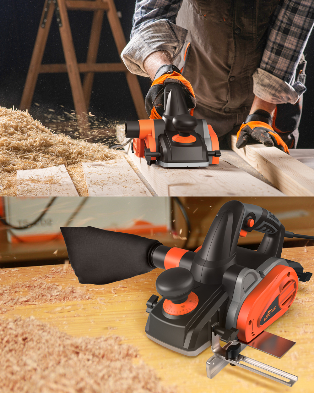 TOPSHAK-TS-EP3-1200W-10-Amp-Electric-Corded-Hand-Planer-4-38-Inch-Woodworking-Cutting-Machine-1911559-8
