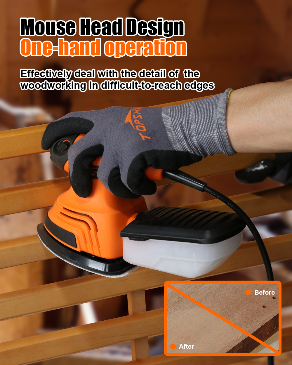 TOPSHAK-TS-SD2-130W-Mouse-Detail-Sander-Small-Sander-with-12Pcs-Sandpapers-Dust-Collection-Box-Hand--1917774-5