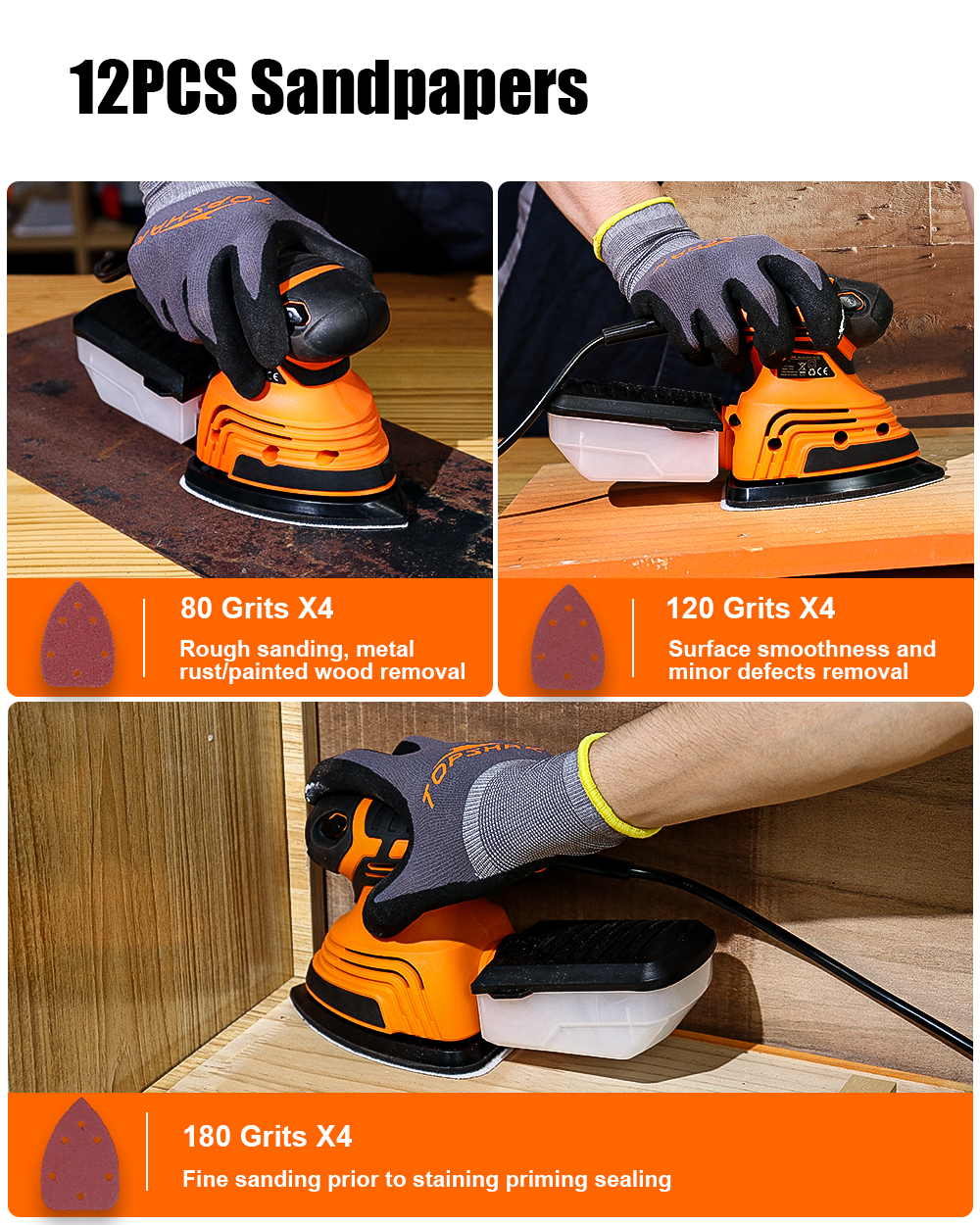 TOPSHAK-TS-SD2-130W-Mouse-Detail-Sander-Small-Sander-with-12Pcs-Sandpapers-Dust-Collection-Box-Hand--1917774-6