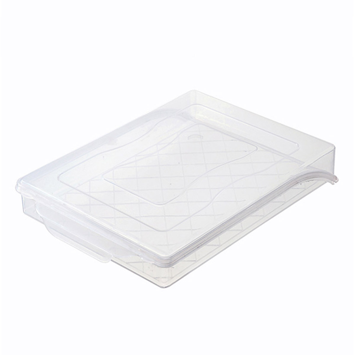 Transparent-Refrigerator-Dumpling-Kitchen-Storage-Box-Food-Rack-Case-Organizer-with-Cover-1607024-6