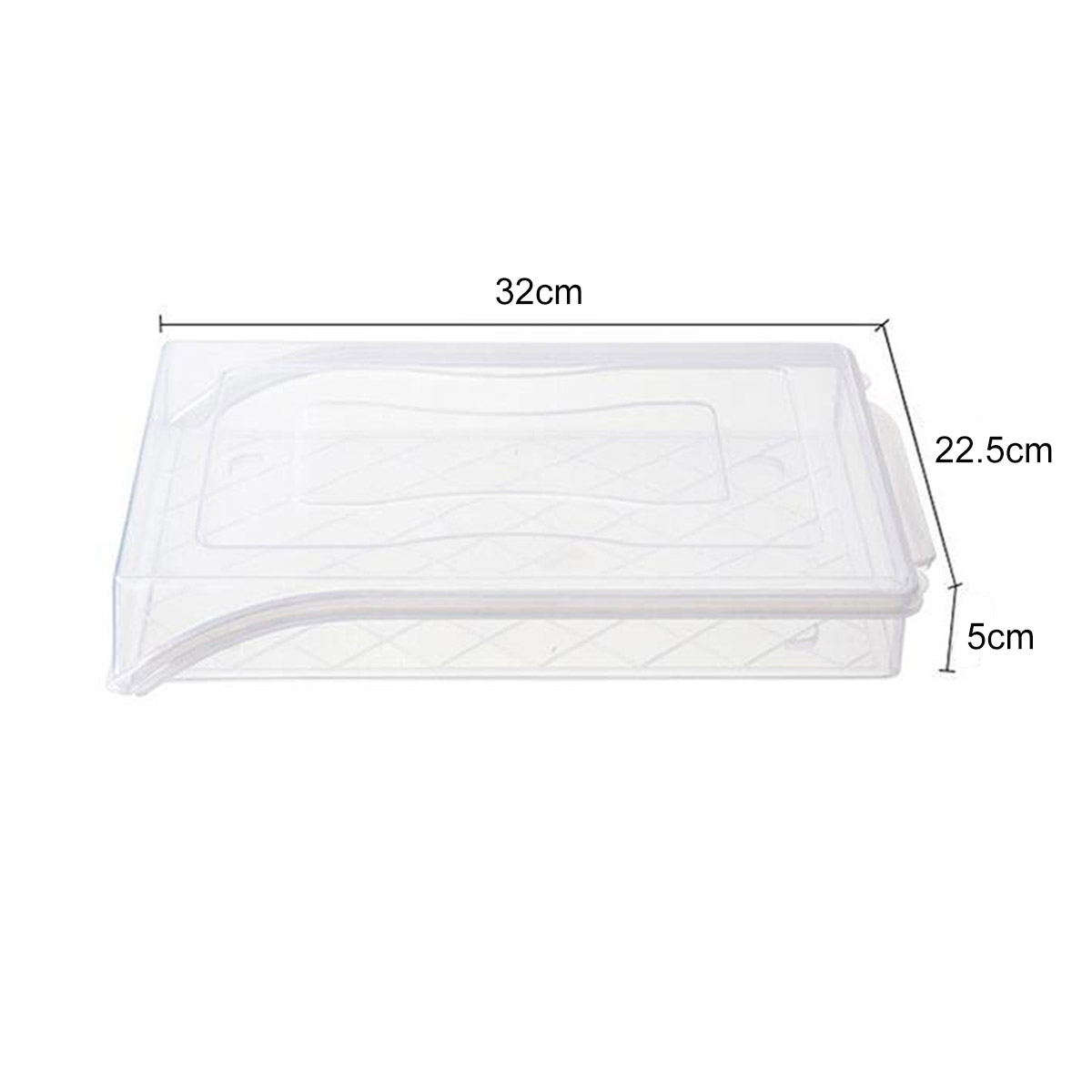 Transparent-Refrigerator-Dumpling-Kitchen-Storage-Box-Food-Rack-Case-Organizer-with-Cover-1607024-8