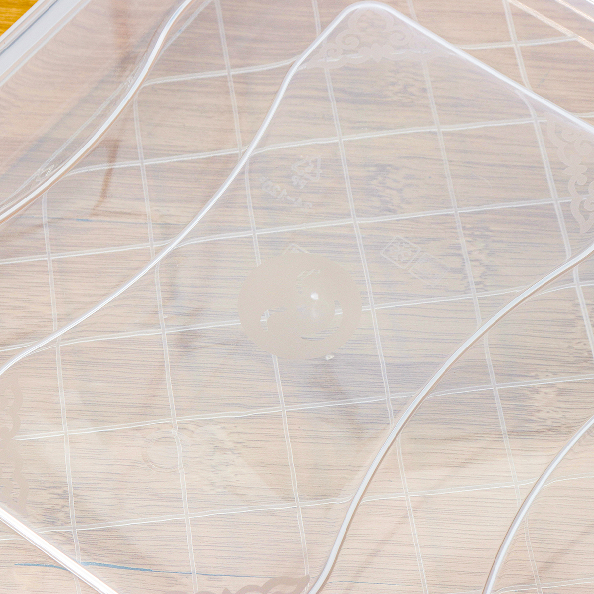 Transparent-Refrigerator-Dumpling-Kitchen-Storage-Box-Food-Rack-Case-Organizer-with-Cover-1607024-9