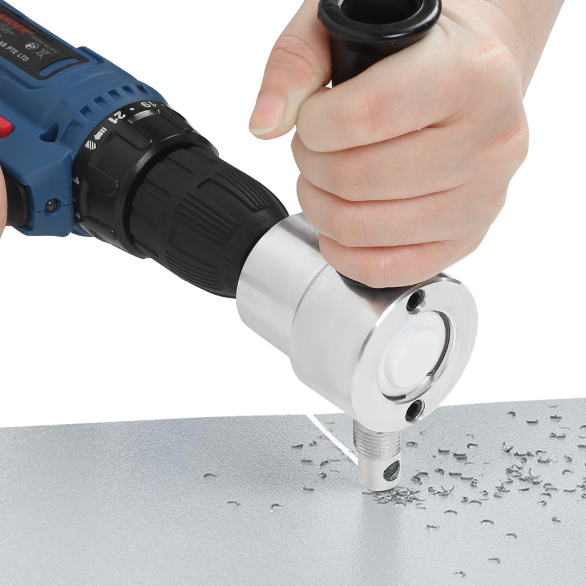 Upgraded-160A-Double-Head-Metal-Sheet-Nibbler-Cutter-360-Degree-Adjustable-Drill-Cutting-Tool-1552485-10