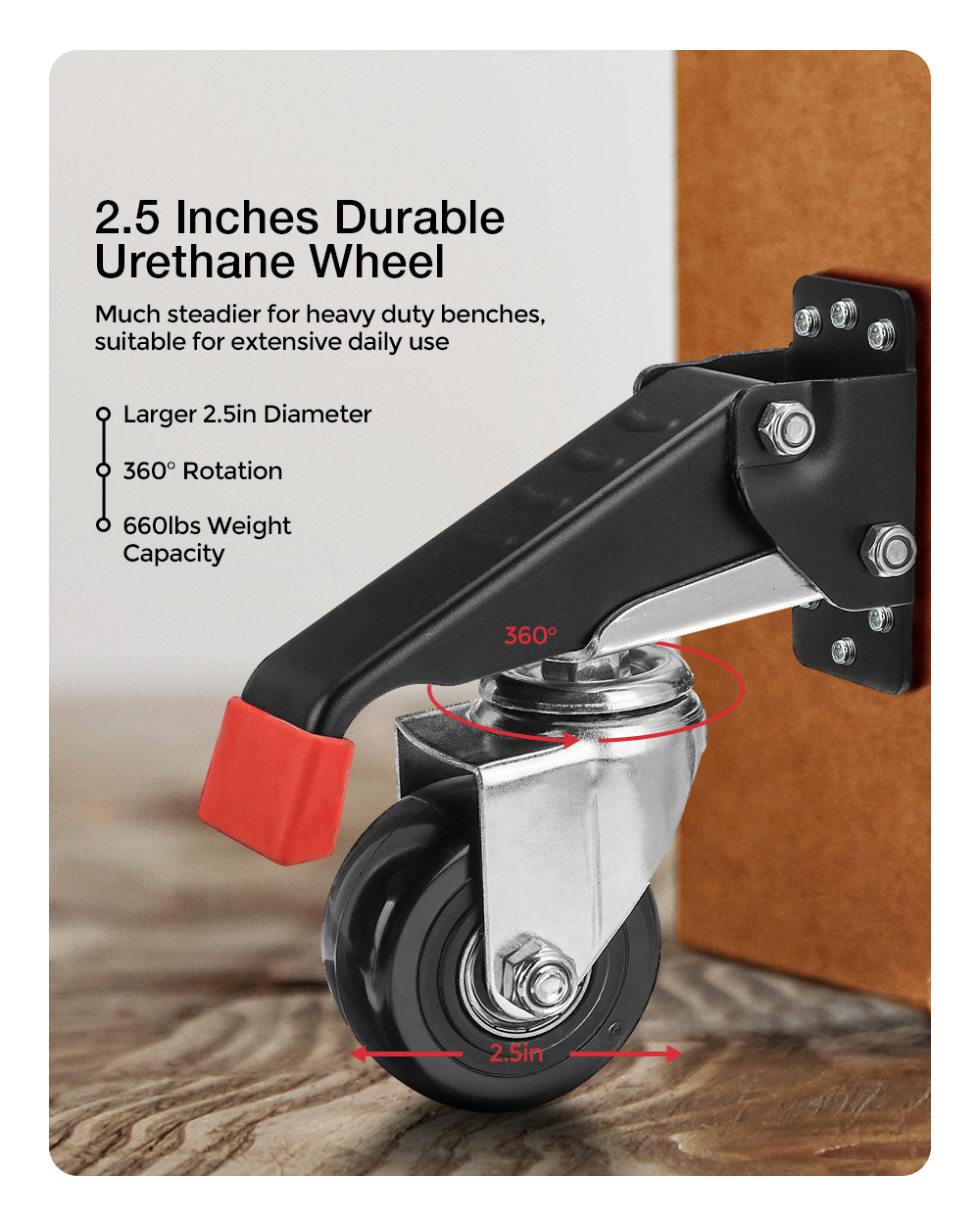 VEIKO-4PCS-Quick-Change-Workbench-Casters-Kit-Heavy-Duty-Retractable-Workbench-Casters-Wheels-660Lbs-1897937-2