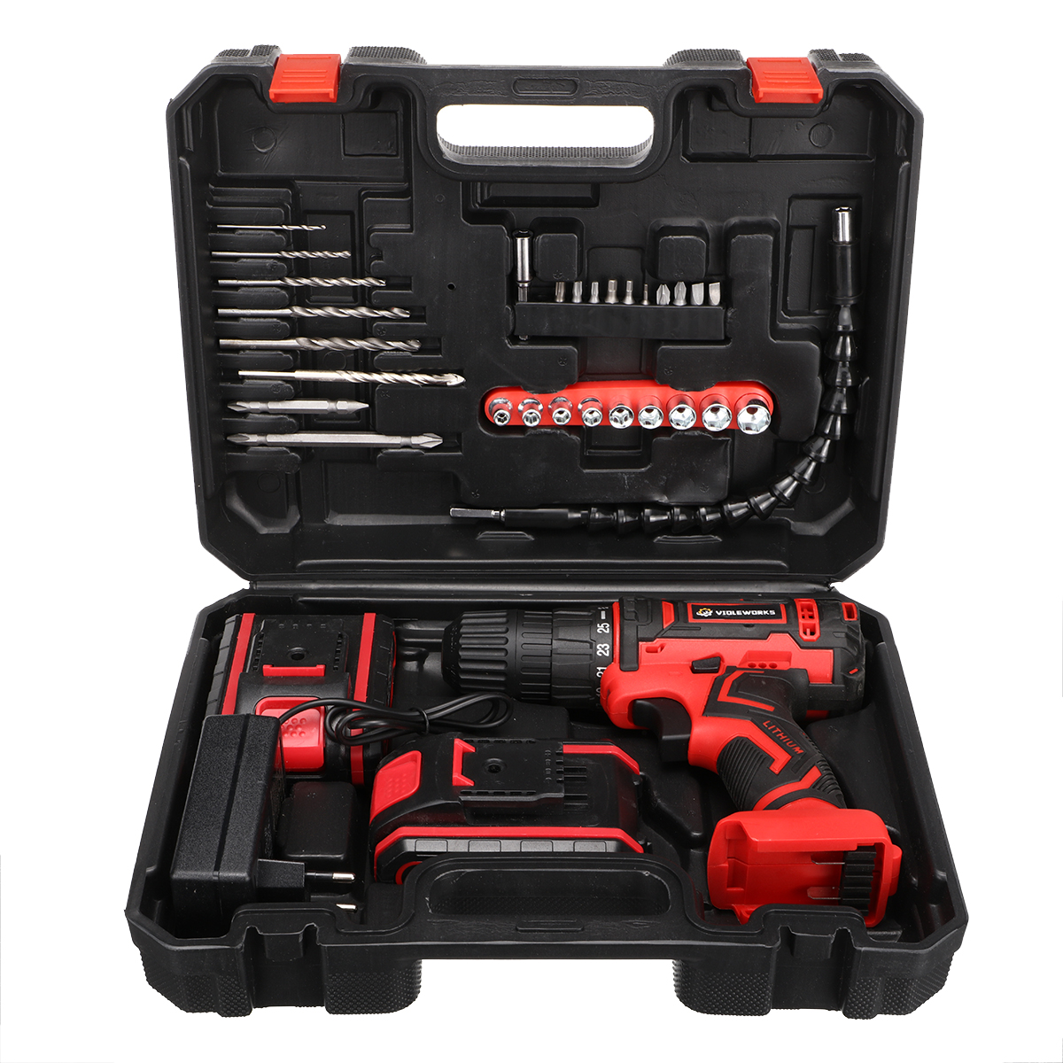 Violeworks-88VF-6000mAh-Cordless-Electric-Drill-Screwdriver--30Pcs-Accessories--12Pcs-Battery-1852201-8