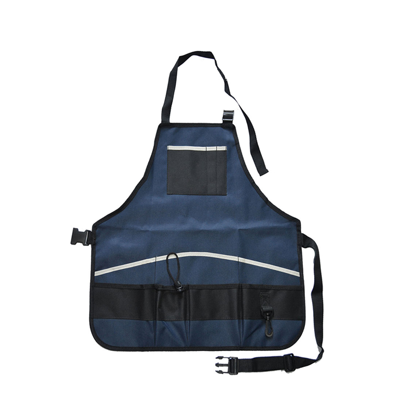 Waxed-Canvas-Work-Apron-Waterproof-Pockets-Garden-Kitchen-Tool-Woodworking-Cloth-1764292-5
